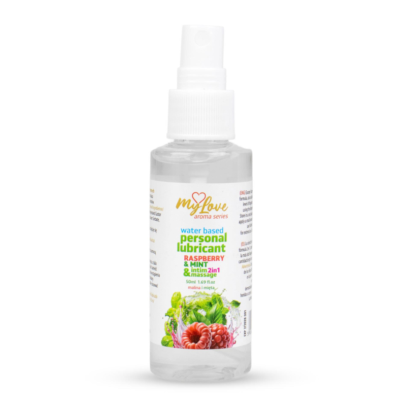 Лубрикант та масажний гель MyLove Aroma Raspberry & Mint 50 мл