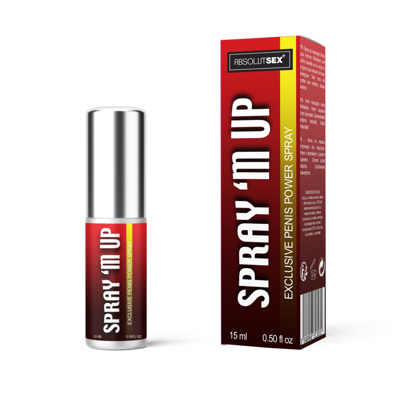 Спрей для посилення ерекції Spray'M Up прозорий 15 мл Спрей для посилення ерекції Spray'M Up прозорий 15 мл
