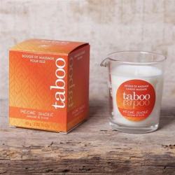 Масажна свічка Taboo Peche Sucre від Ruf