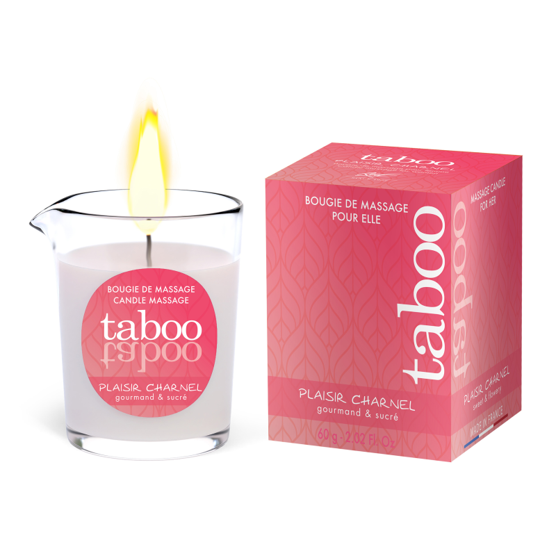 Масажна свічка Taboo Plaisir Charnel 60 г Масажна свічка Taboo Plaisir Charnel 60 г
