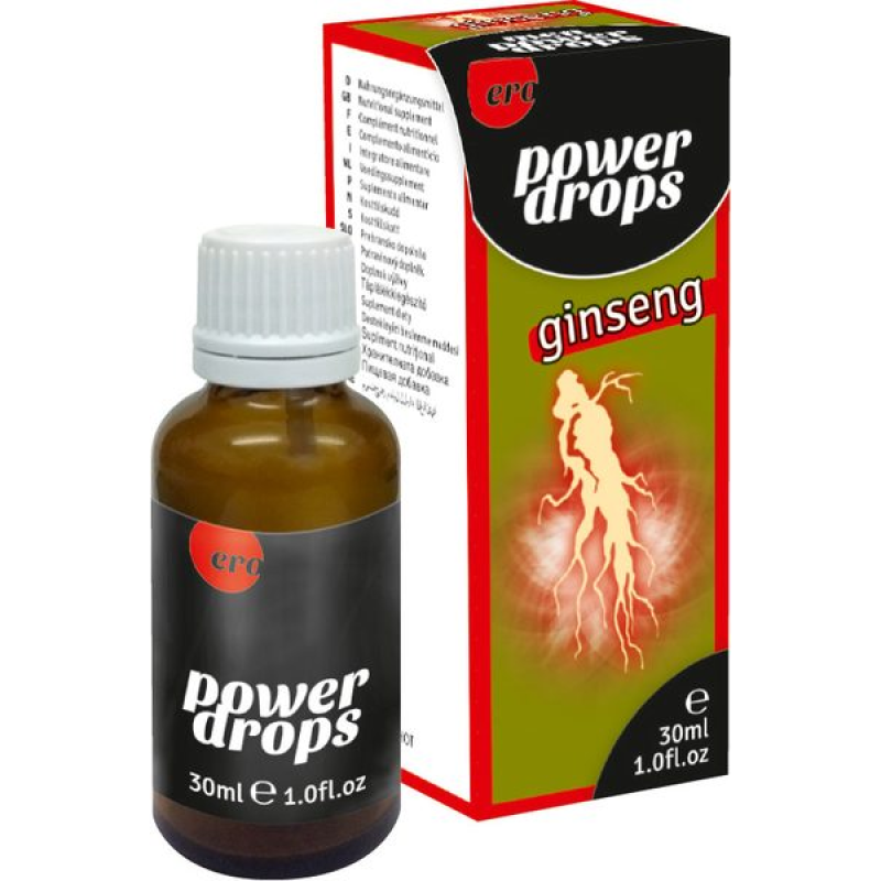 Краплі Ero Power Drops Ginseng для двох Краплі Ero Power Drops Ginseng для двох