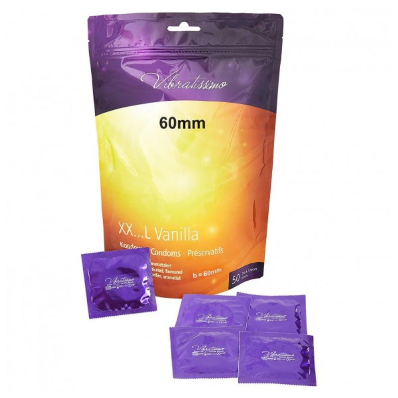 Презервативи - Vibratissimo XX ... L Vanilla, 60 мм, 50 шт.