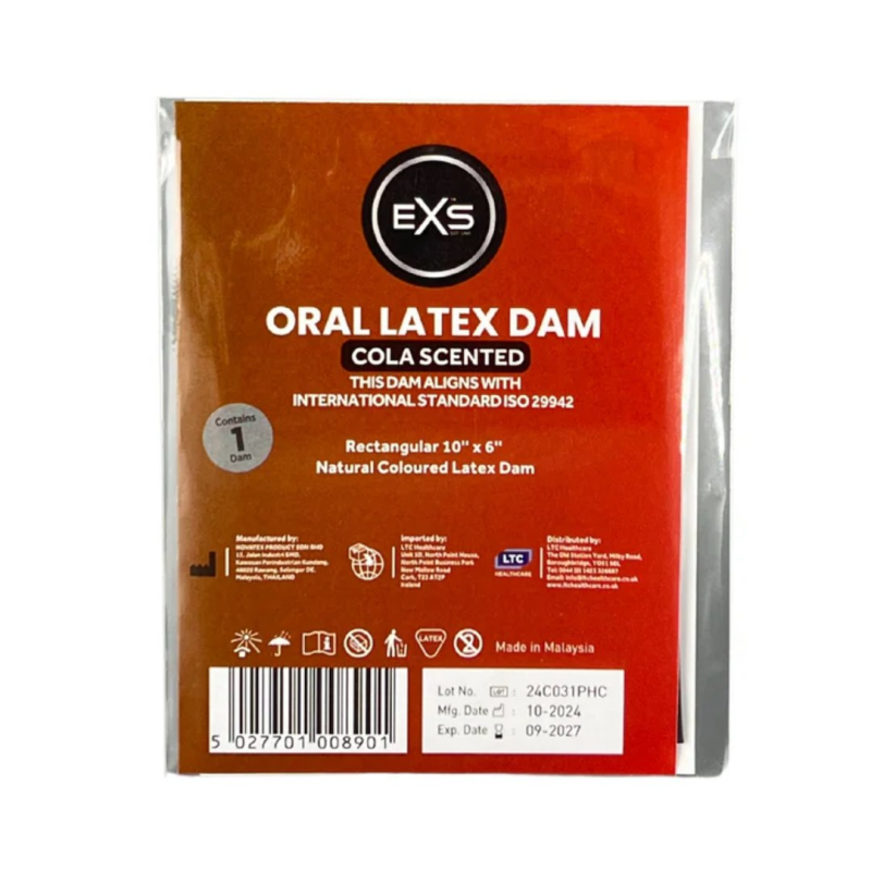 Латексна серветка для орального сексу - EXS Oral Latex Dam Banana Scented Латексна серветка для орального сексу - EXS Oral Latex Dam Banana Scented