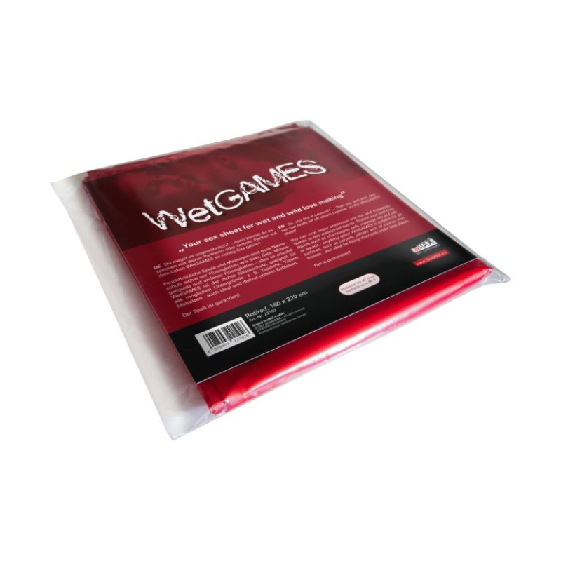 Простирадло - SexMax WetGAMES Sex-Laken Red, 180 x 220 см Простирадло - SexMax WetGAMES Sex-Laken Red, 180 x 220 см