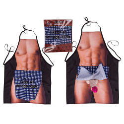 Кухонний фартух з плюшевим пенісом Kitchen Apron Men Body