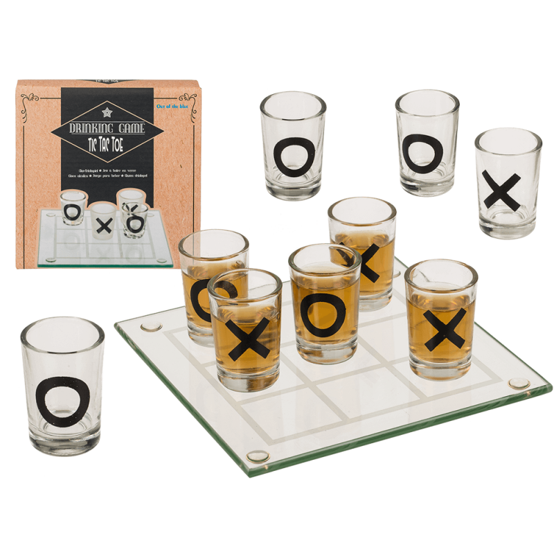 Гра Drinking Game Tic Tac Toe, 9 шт.