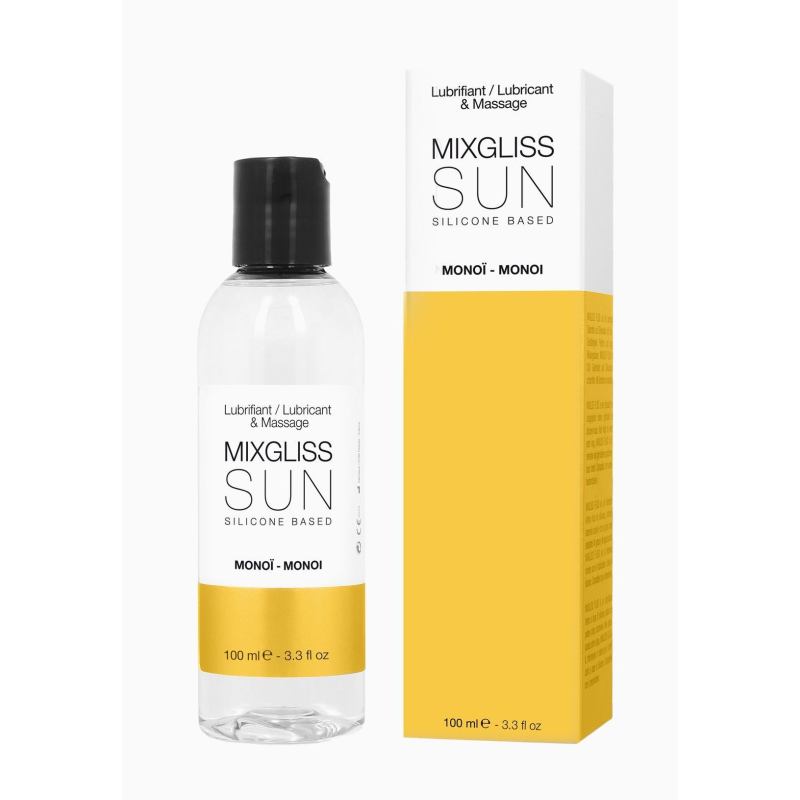 Лубрикант на силіконовій основі MixGliss Sun Monoi з ароматом олії моної, 100 мл