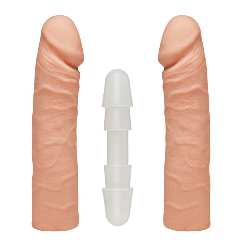 Подвійний фалоімітатор Doc Johnson The D Double D 16 Inch ULTRASKYN