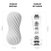 Мастурбатор Tenga Flex Silky White