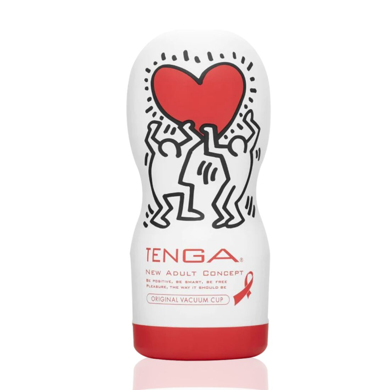 Мастурбатор Tenga Keith Haring Deep Throat Cup з вакуумною стимуляцією