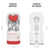 Мастурбатор Tenga Keith Haring Deep Throat Cup з вакуумною стимуляцією