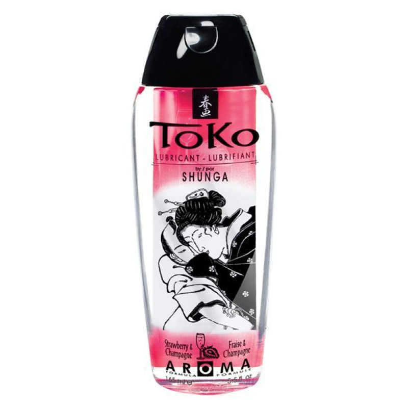 Лубрикант на водній основі Shunga Toko Aroma Sparkling Strawberry Wine, 165 мл