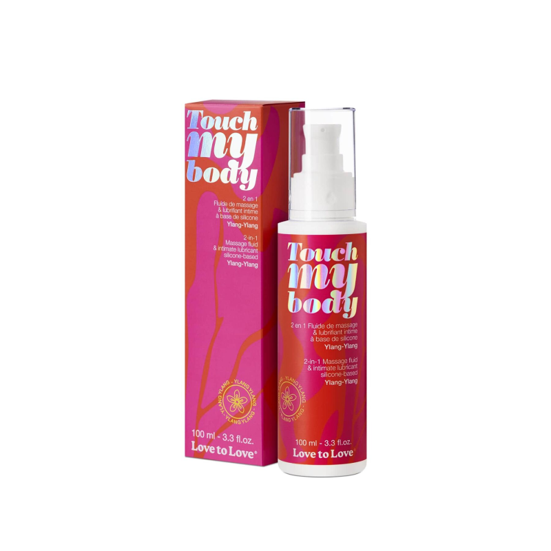 Масажний гель-змазка 2в1 Love To Love TOUCH MY BODY Ylang-Ylang, 100 мл
