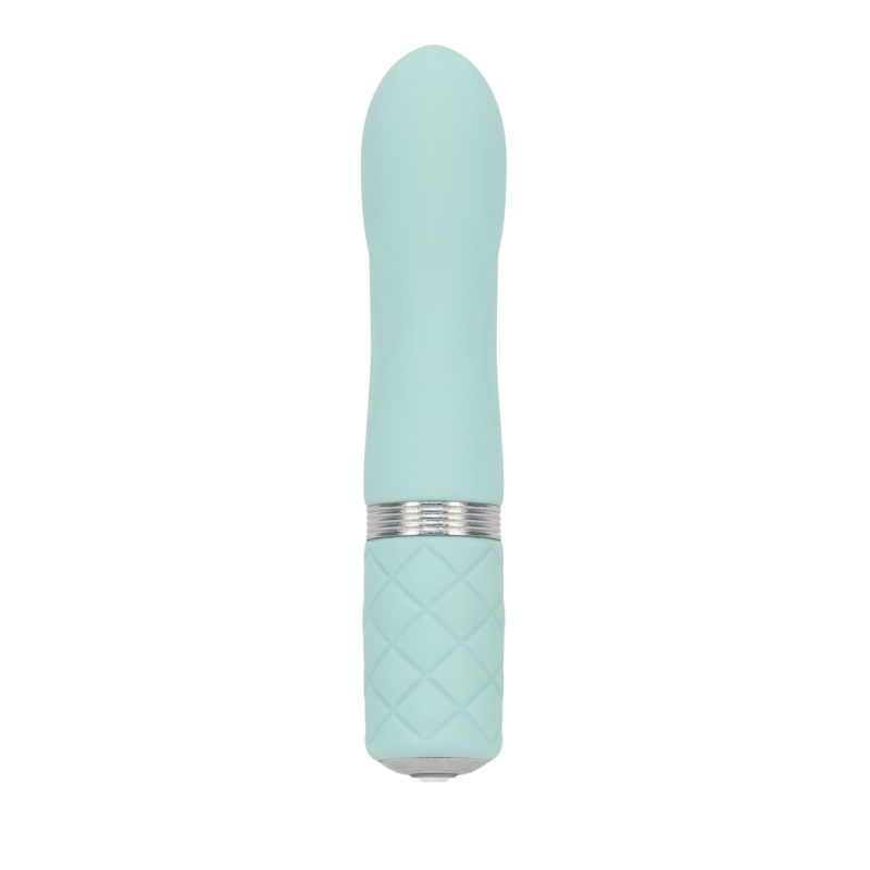 Вібратор Pillow Talk Flirty Teal з кристалом Swarovski