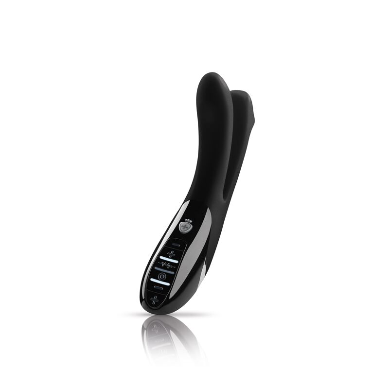 Вібратор подвійний з електростимуляцією Mystim Tingling Aparte eStim Black