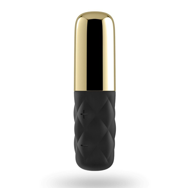 Міні-вібратор Satisfyer Sparkling Darling Gold зі змінним ковпачком