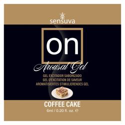 Пробник збуджувального гелю Sensuva ON for Her Arousal Gel Coffee Cake, 4 мл
