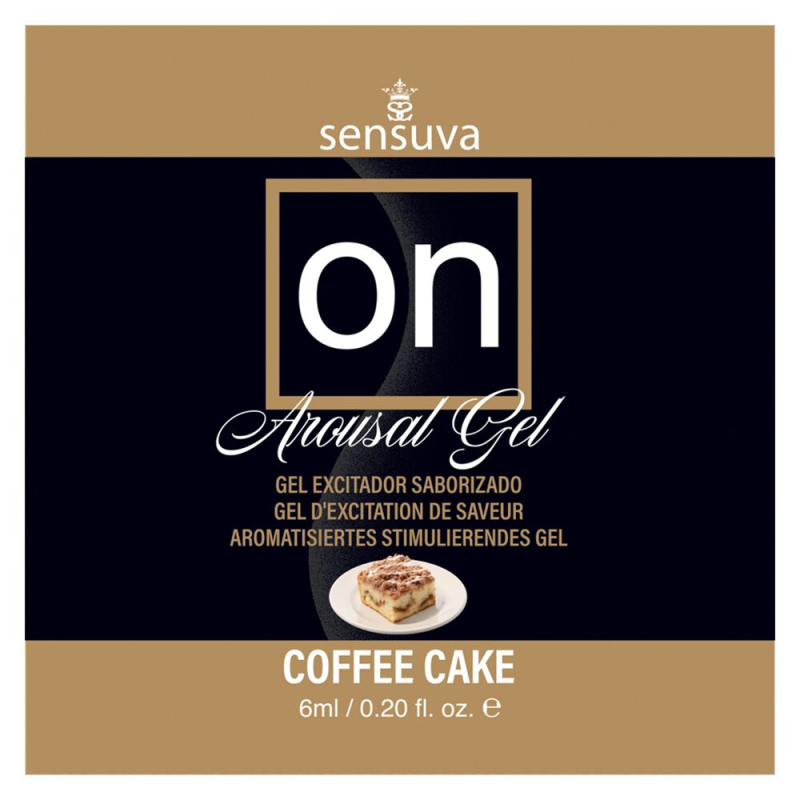 Пробник збуджувального гелю Sensuva ON for Her Arousal Gel Coffee Cake, 4 мл