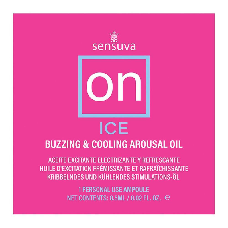 Пробник збуджувального масла Sensuva ON Arousal Oil for Her Ice (0,3 мл)