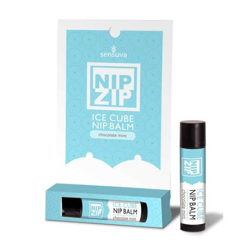 Стимулюючий бальзам для сосків Sensuva Nip Zip Chocolate Mint, охолоджувальний, 4 г