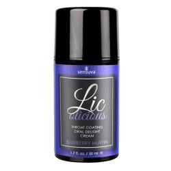 Гель для мінету Sensuva Lic-o-licious Blueberry Muffin, 50 мл Гель для мінету Sensuva Lic-o-licious Blueberry Muffin, 50 мл