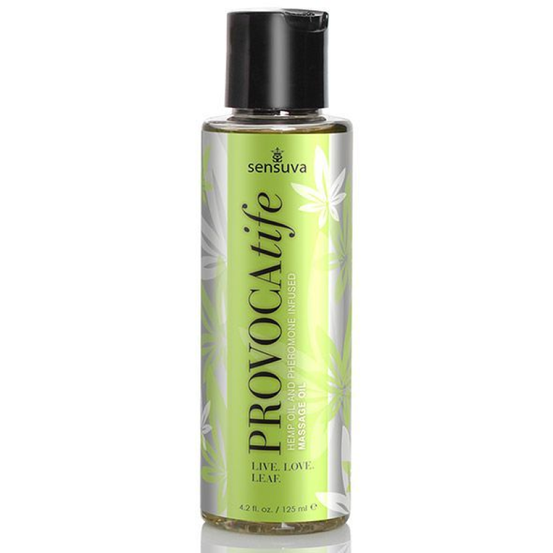 Масажна олія Sensuva Provocatife Hemp Oil Infused Massage з феромонами, 125 мл