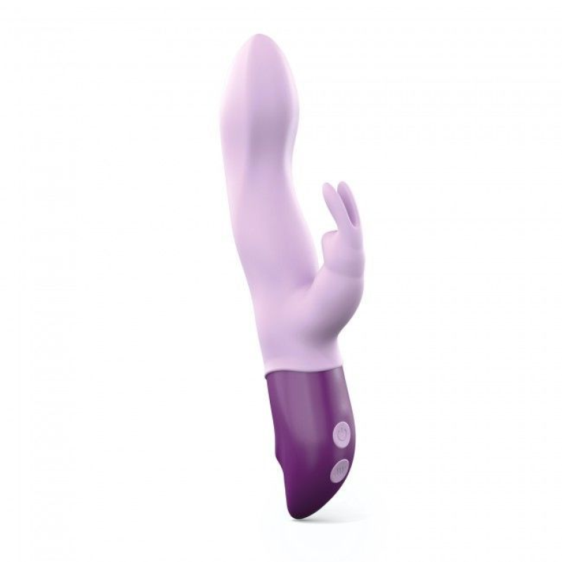 Вібратор-кролик Love To Love Hello Rabbit Violet з гнучким стволом та стимуляцією точки G