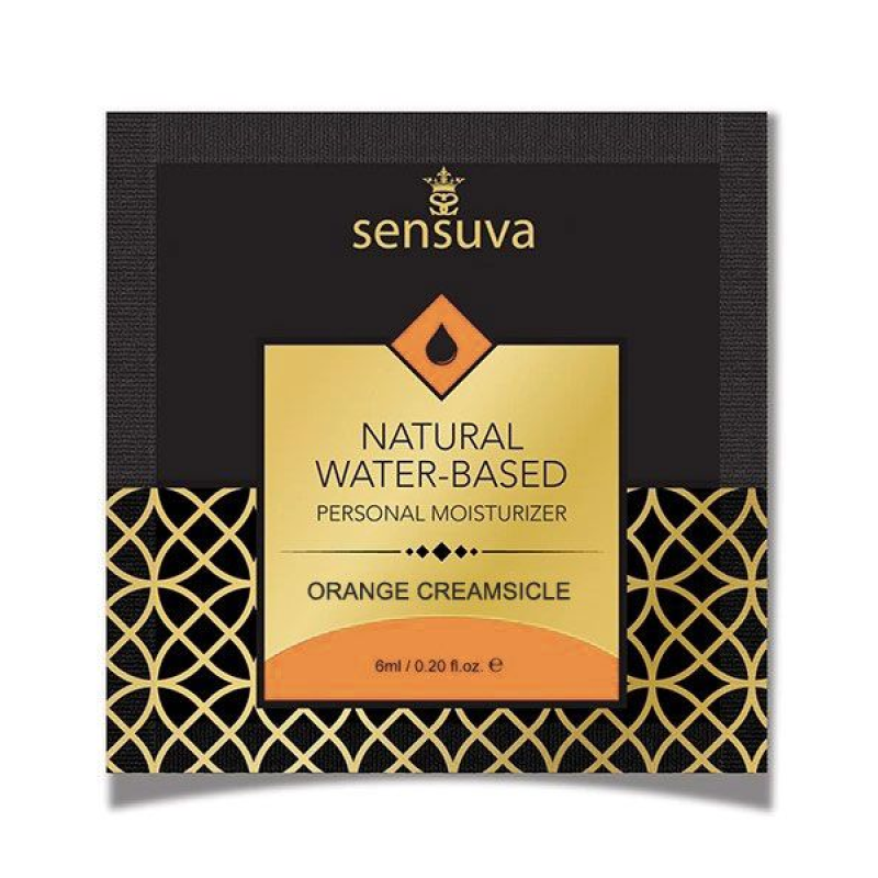 Пробник лубриканта на водній основі Sensuva Natural Water-Based Orange Creamsicle, 6 мл