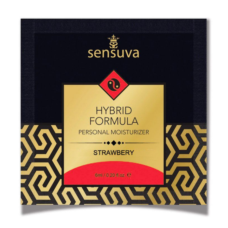 Пробник лубриканту Sensuva Hybrid Formula Strawberry, 6 мл