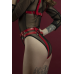 Гартери Feral Feelings Belt Briefs, натуральна шкіра, червоні