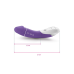 Вібратор Mystim Terrific Truman Purple з двома моторами