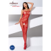 Ажурний бодистокінг з інтимними вирізами Passion BS076 red