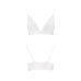 Топ з мереживом Passion PS001 TOP, білий, M