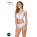 Топ з прозорою вставкою Passion PS002 TOP, білий