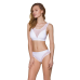 Топ з прозорою вставкою Passion PS002 TOP, білий