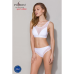 Топ з прозорою вставкою Passion PS002 TOP, білий