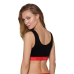 Спортивний топ на широких бретелях Passion PS003 TOP, black, S