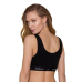 Спортивний топ з широкою резинкою Passion PS004 TOP, чорний