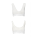 Спортивний топ з еластичного бавовни Passion PS005 TOP, білий