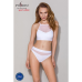 Спортивний топ з прозорою вставкою Passion PS006 TOP, білий, L