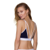 Спортивний топ з подвійними бретелями Passion PS007 TOP, navy blue