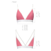 Спортивний топ з подвійними бретелями Passion PS007 TOP, рожевий