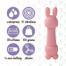 Міні-вібратор FeelzToys Mister Bunny Pink з двома насадками