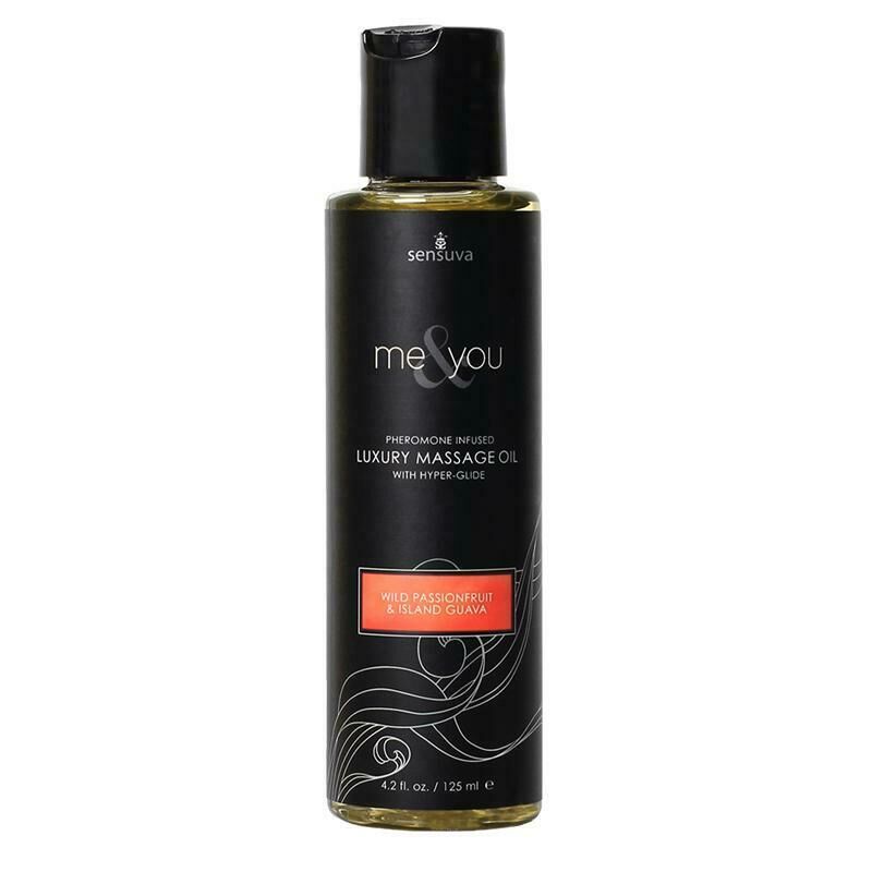 Масажна олія Sensuva Me&You Wild Passion Fruit & Island Guava з феромонами, 125 мл