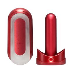 Мастурбатор Tenga Flip Zero Red з нагрівачем Flip Warmer