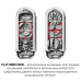 Мастурбатор Tenga Flip Zero Red з нагрівачем Flip Warmer