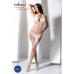 Бодистокінг з імітацією панчіх Passion BS079 white