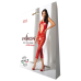 Сітчастий бодистокінг з відкритим животом Passion BS081 red