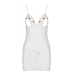 Сорочка з вирізами на грудях та стрінги Passion Lovelia Chemise, white