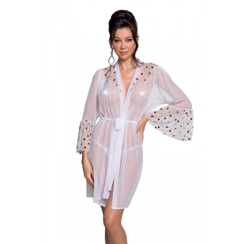 Пеньюар Passion LOVELIA PEIGNOIR L/XL, white